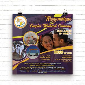 True Design Portfolio - Poster - JR Tours Mozambique Couples